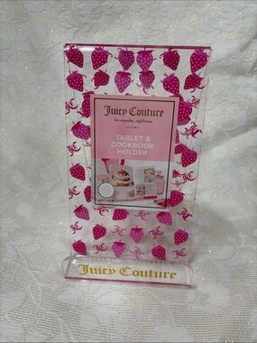 Juicy Couture Pink Strawberry Acrylic Tablet & Cookbook Stand